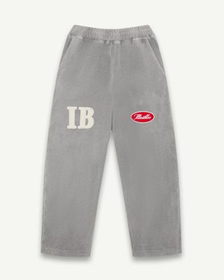 SPELLOUT TEDDYKNIT™ SWEATPANTS - POWDER GREY
