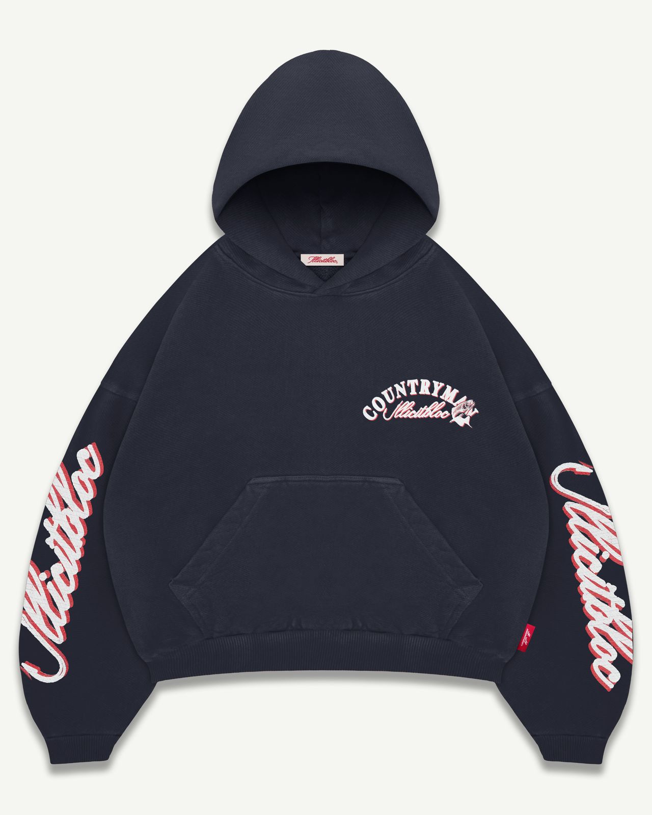 HOOKED IRONWEAVE™ HOODIE - VINTAGE BLACK