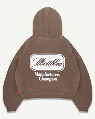 CHAMPION STAMP IRONWEAVE™ HOODIE - WASHED BROWN