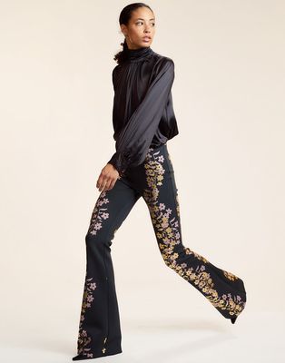 Metallic Bonded Pants