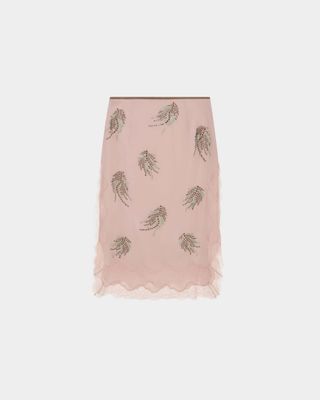 Liri Midi Skirt in Satin