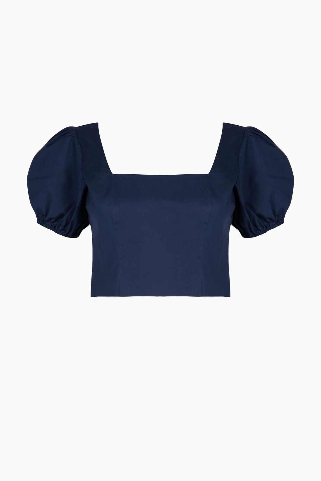 The Organic Cotton Crop Top in Navy