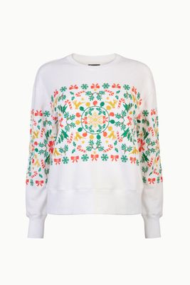 The "Holly Jolly" Embroidered Sweatshirt
